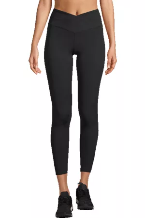 Casall Overlap High Waist Tights, Black