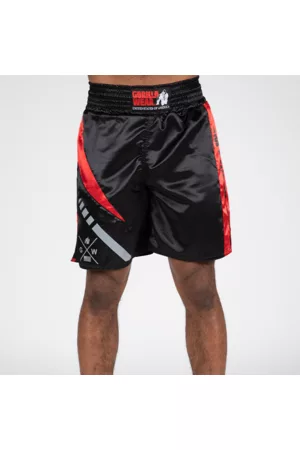 Gorilla Wear Hornell Nyrkkeilyshortsit Musta/Punainen
