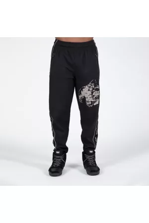 Gorilla Wear Buffalo Old School Workout Pants, Black/Grey