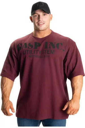 Gasp Iron Thermal Tee, Maroon