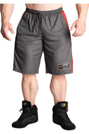 Gasp No1 Mesh Shorts, Black/Red