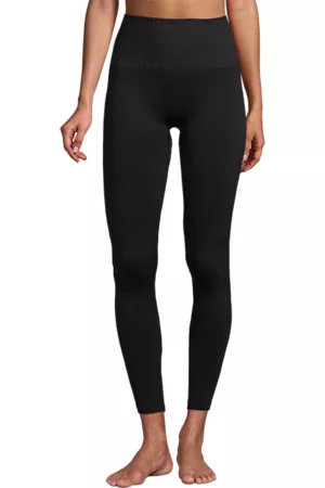 Casall Seamless Graphical Rib High Waist Tights, Black