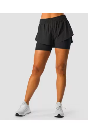 ICANIWILL Charge 2-in-1 Shorts Wmn, Black