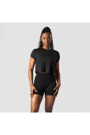 ICANIWILL Rush Cropped T-shirt, Black
