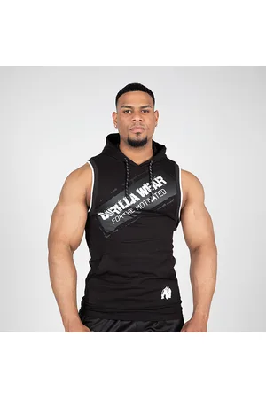 Gorilla Wear Loretto Hooded Tank Top, Black