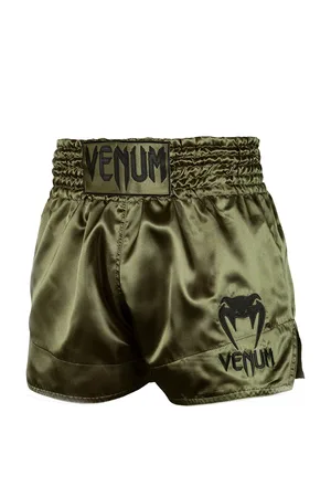 Venum Classic-Muay Thai -Shortsit Khaki/Musta