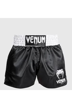 Venum "Classic-Muay Thai -Shortsit, Musta/Valkoinen"