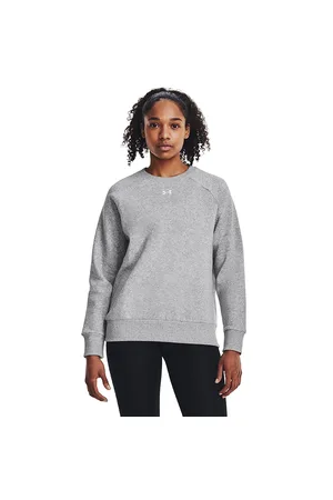 Under Armour UA Rival Fleece Crew, Pitch Gray