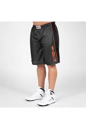 Gorilla Wear Wallace Mesh Shorts, Grey/Orange