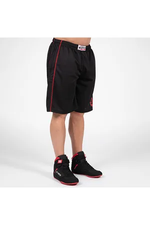 Gorilla Wear Wallace Mesh Shorts, Black/Red