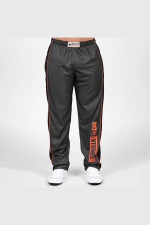 Gorilla Wear Wallace Mesh Pants, Grey/Orange