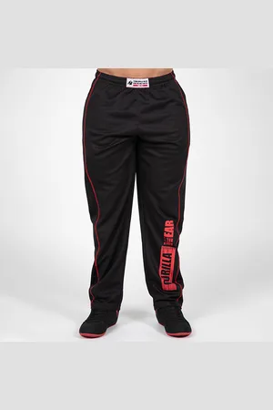 Gorilla Wear Wallace Mesh Pants, Black/Red