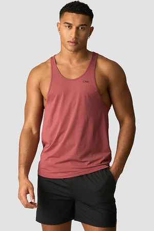 ICANIWILL Stride Stringer Top, Brick Red