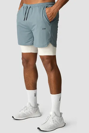 ICANIWILL Stride 2-in-1 Shorts, Racing Blue