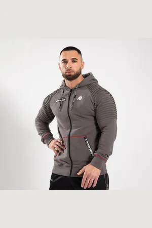 Gorilla Wear Georgia Zipped Hoodie, Grey