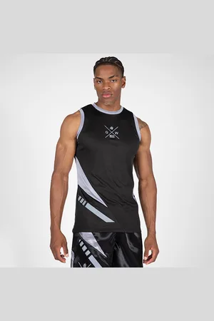 Gorilla Wear Hornell Tank Top, Black/Grey