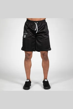 Gorilla Wear Functional Mesh Shorts, Black/White
