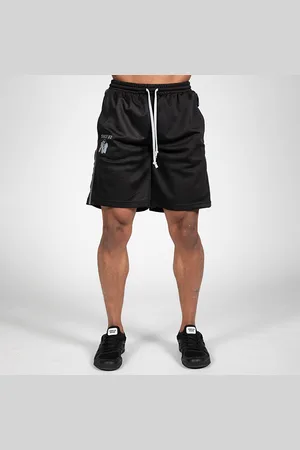 Gorilla Wear Functional Mesh Shorts, Black/Red