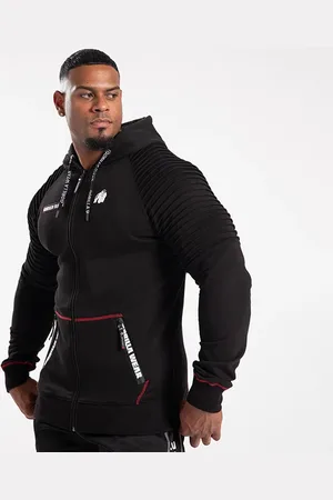Gorilla Wear Georgia Zipped Hoodie, Black