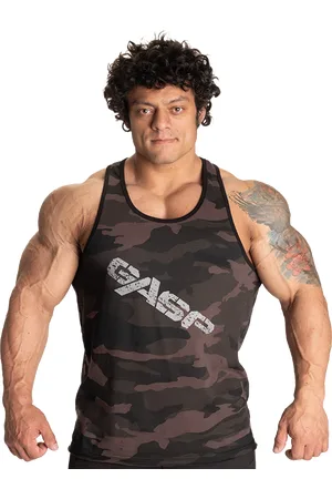 Gasp Vintage T-Back Paita Tumma Maastokuvio