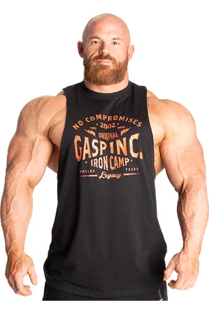 Gasp Original Cut Out Paita Musta/Oranssi