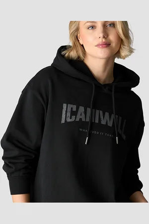 ICANIWILL Revive Huppari Printti Musta