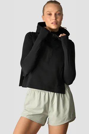 ICANIWILL Mirage Sleeveless Hoodie Wmn, Black