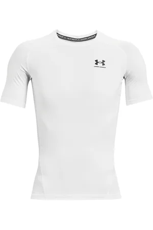 Under Armour UA HG Armour Comp SS, White