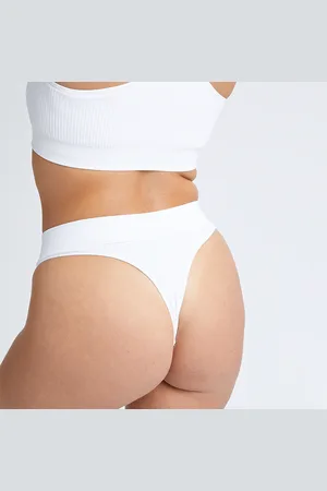 Röhnisch Micro Rib Stringit Valkoinen