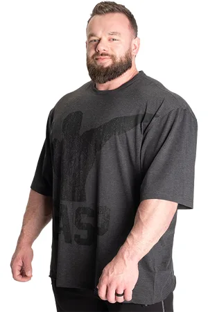 Gasp Archer Iron Tee, Dark Grey Melange