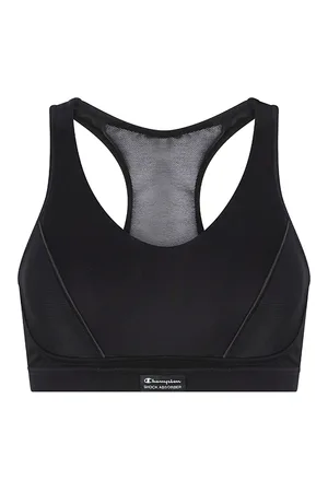 Shock Absorber Pump Padded Sports Bra Musta