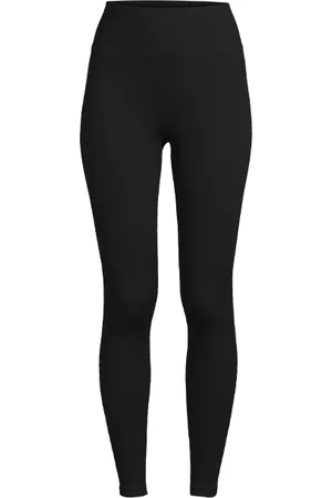 Casall Multi Rib Seamless High Waist Tights, Black