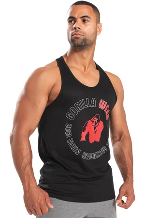 Gorilla Wear Lafayette Racerback Tank Top, Black