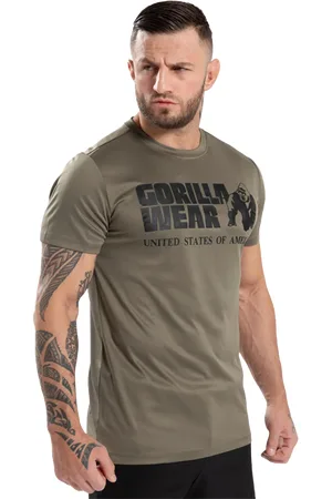 Gorilla Wear Classic Training T-Shirt, Army Green
