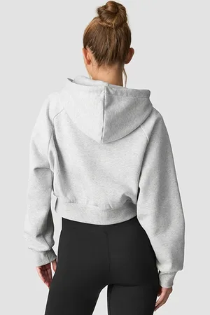 ICANIWILL Everyday Cropped Huppari Harmaa