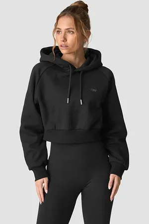 ICANIWILL Everyday Cropped Huppari Musta