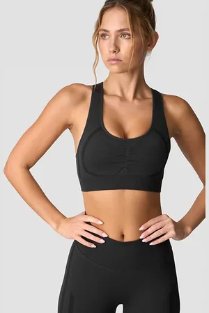 ICANIWILL Rush Seamless Urheil bras Tummanharmaa