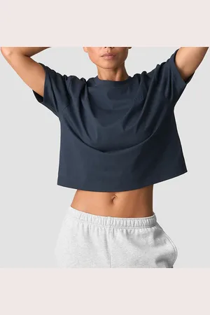 ICANIWILL Everyday Cropped T-paita Sininen