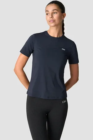 ICANIWILL Training T-Shirt High Neck Wmn, Navy
