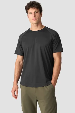 ICANIWILL Stride Raglan T-shirt, Graphite
