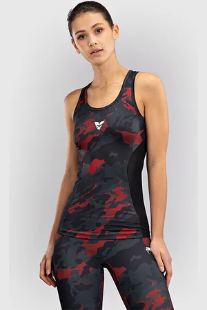 Venum X SOPHIA ROSE Tank Top, Midnight Grey/Cherry Red