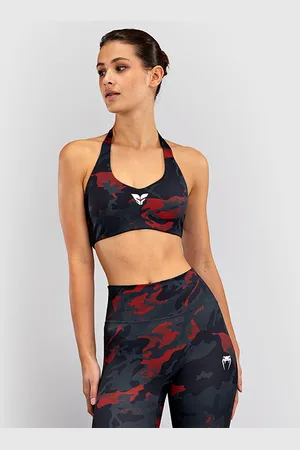 Venum X SOPHIA ROSE Sport Bra, Midnight Grey/Cherry Red