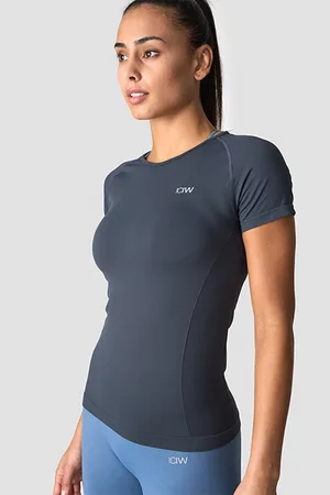 ICANIWILL Everyday Seamless T-shirt, Smokey Blue
