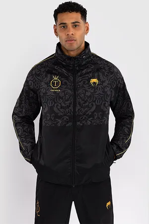 Venum X Ilia Topuria Unmatched Track Jacket Musta Kulta