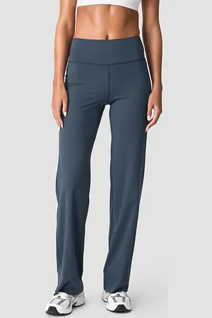 ICANIWILL Nimble Straight Leg Pants, Dark Dusty Blue