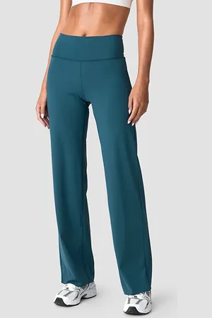 ICANIWILL Nimble Straight Leg Pants, Teal