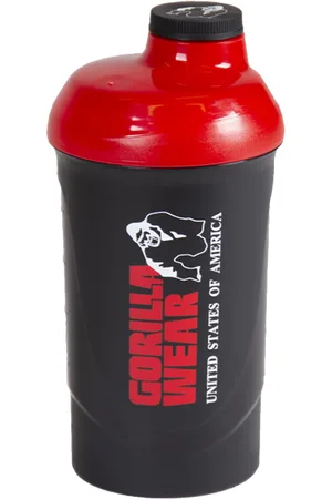 Gorilla Wear Wave Shaker Musta/Punainen 600 ml