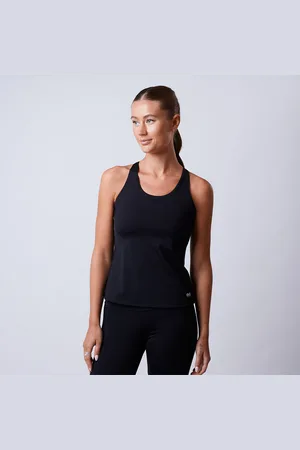 CLN Athletics Fuse Singlet 2 in 1 Toppi Musta