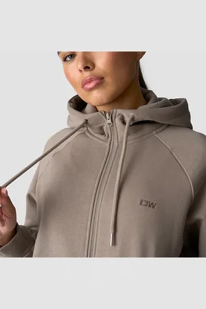 ICANIWILL Everyday Zip Hoodie Wmn, Greige