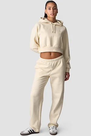 ICANIWILL Everyday Cropped Hoodie Wmn, Cream